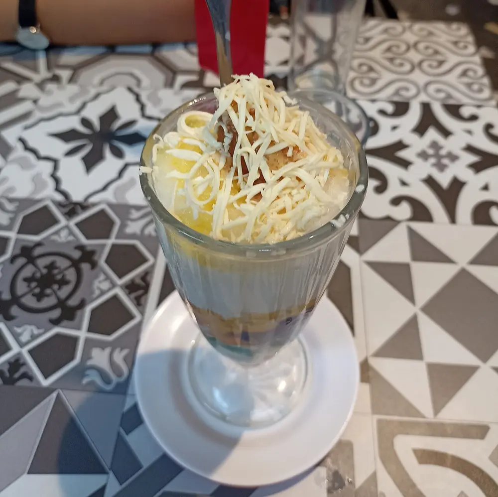 Halo-halo, the Filipino shaved-ice dessert
